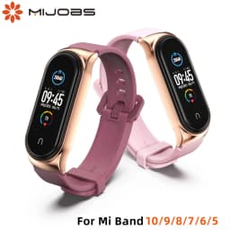 Strap For Xiaomi Mi Band 11 10 9 8 7 6 5 Silicone Wristband Bracelet Replacement For Xiaomi Band 8 MiBand 9 10 Wrist Strap