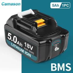 Camason 18V Battery For Makita Power Tools Replacement Accessories BL1860 BL1850 18 v Li-ion Rechargeable batteries Pack charger