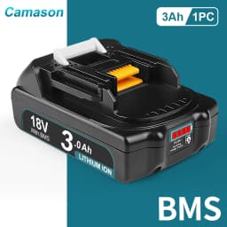 Camason 18V Battery For Makita Power Tools Replacement Accessories BL1860 BL1850 18 v Li-ion Rechargeable batteries Pack charger
