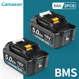 Camason 18V Battery For Makita Power Tools Replacement Accessories BL1860 BL1850 18 v Li-ion Rechargeable batteries Pack charger