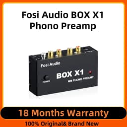 Fosi Audio BOX X1 Phono Preamp for Turntable Phonograph Preamplifier Mini Stereo Audio HiFi With Headphone Amplifier