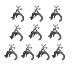 10pcs/lot Heavy Duty Premium Pro Truss Clamp Stage Lights Clamp Fit 40-60mm of Pipes For Moving Head Stage Lighting Fixtures