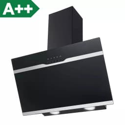 TopStrong Wall Mount 60 cm Stainless Steel Easy Clean Filters Black Extractor Hood YYWH4060