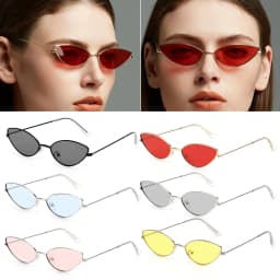 Cute Sexy Cat Eye Sunglasses Women Retro Small Black Red Pink Cateye Sun Glasses Female Vintage UV400 Shades Glasses