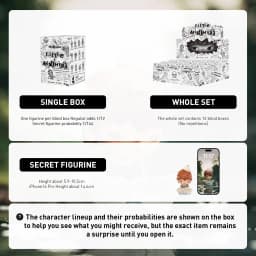 POP MART Hirono Little Mischief Series 1pc/12pcs Mystery Box Blind box Action Figurine Cute Toy