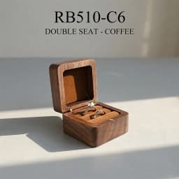 Wood Ring Box Wedding Jewelry Organizer Gift Box Personalized Engraving Proposal Ring Holder Bracelet Earring Packaging