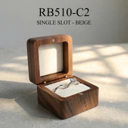 Wood Ring Box Wedding Jewelry Organizer Gift Box Personalized Engraving Proposal Ring Holder Bracelet Earring Packaging