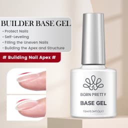 BORN PRETTY 10ml Base Gel Top Coat Rubber Gel Reinforcement Gel for Nails Tools Soak Off UV LED Nail Varnish Function Gel