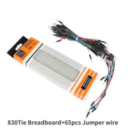 MB-102 Breadboard 400 830 Points Solderless PCB Bread Board Jumper Wire Cable Prototype Board DIY for Arduino Kit
