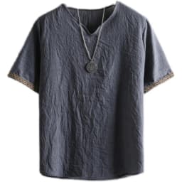 Plus Size M-5XL Summer Men's Short Sleeve Shirt Plain Color Korean Fashion Light Weight Hawaii Style Clothing