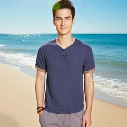 Plus Size M-5XL Summer Men's Short Sleeve Shirt Plain Color Korean Fashion Light Weight Hawaii Style Clothing