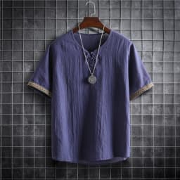 Plus Size M-5XL Summer Men's Short Sleeve Shirt Plain Color Korean Fashion Light Weight Hawaii Style Clothing