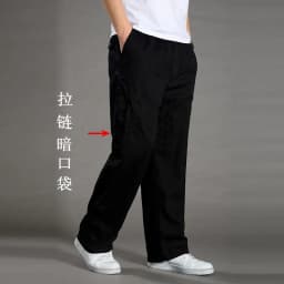 Men's Cargo Pants Cotton Black Work Pants Summer Casual Climbing Joggers Man Sweatpants Sports Spring Autumn Twill Trousers