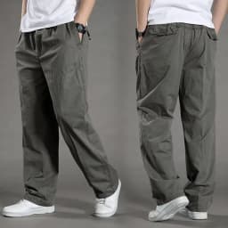Men's Cargo Pants Cotton Black Work Pants Summer Casual Climbing Joggers Man Sweatpants Sports Spring Autumn Twill Trousers