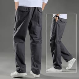 Men's Cargo Pants Cotton Black Work Pants Summer Casual Climbing Joggers Man Sweatpants Sports Spring Autumn Twill Trousers