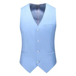 Royal Blue Vest Waistcoat Men's Brand New Slim-Fit V Neck Dress Vests Mens Formal Business Wedding Tuxedo Chaleco Hombre 6xl