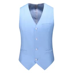 Royal Blue Vest Waistcoat Men's Brand New Slim-Fit V Neck Dress Vests Mens Formal Business Wedding Tuxedo Chaleco Hombre 6xl