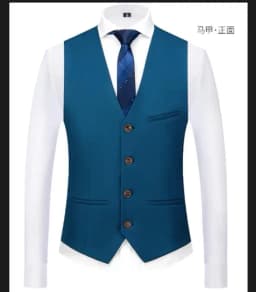Royal Blue Vest Waistcoat Men's Brand New Slim-Fit V Neck Dress Vests Mens Formal Business Wedding Tuxedo Chaleco Hombre 6xl