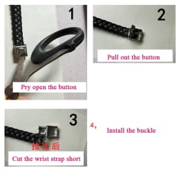 Punk SOS Custom Logo Name Engrave Text Leather Bangle & Bracelet Customize Stainless Steel Bracelets For Women Men ID Bracelet
