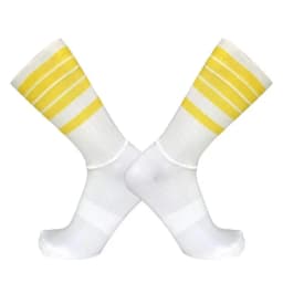 2027 New Socks Aero Anti Slip Silicone Summer Whiteline Cycling Socks Men Bicycle Sport Running Bike Socks Calcetines Ciclismo