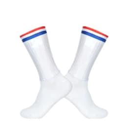 2027 New Socks Aero Anti Slip Silicone Summer Whiteline Cycling Socks Men Bicycle Sport Running Bike Socks Calcetines Ciclismo