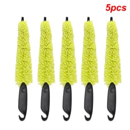 29cm Sponge Brush Motorcycle Wheel Rims Washer Car Hubcaps Wash Auto Cleaning Tool With Handle Bicycle Dirt Pit Bike Accessories
