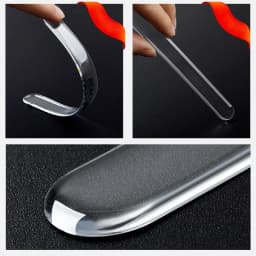 Car Door Edge Transparent Anti Scratch Protection Strips Bumper Scuff Plate Bar Rearview Mirror Anti-collision Protector Sticker