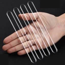 Car Door Edge Transparent Anti Scratch Protection Strips Bumper Scuff Plate Bar Rearview Mirror Anti-collision Protector Sticker