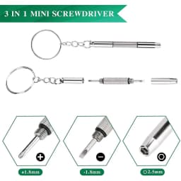 1/2/10pcs Mini 3 in1 Screwdriver Eyeglass Optical Eye Glasses Portable Spectacles Watch Repair Kit Practical Household Hand Tool
