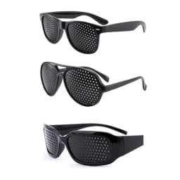 Men And Women Improving Vision Anti Myopia Astigmatism Glasses With Holes For Correcting Fatigue Pinhole Glasses