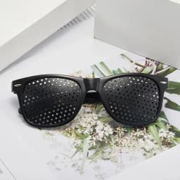 Men And Women Improving Vision Anti Myopia Astigmatism Glasses With Holes For Correcting Fatigue Pinhole Glasses