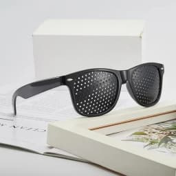 Men And Women Improving Vision Anti Myopia Astigmatism Glasses With Holes For Correcting Fatigue Pinhole Glasses