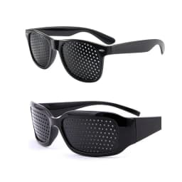 Men And Women Improving Vision Anti Myopia Astigmatism Glasses With Holes For Correcting Fatigue Pinhole Glasses