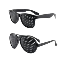 Men And Women Improving Vision Anti Myopia Astigmatism Glasses With Holes For Correcting Fatigue Pinhole Glasses