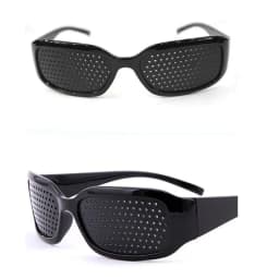 Men And Women Improving Vision Anti Myopia Astigmatism Glasses With Holes For Correcting Fatigue Pinhole Glasses