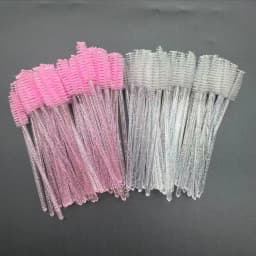 Disposable Crystal Eyelashes Brush Comb 50Pcs Eye Lashes Extension Mascara Wands Makeup Professional Makeup Beauty Tool