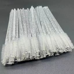 Disposable Crystal Eyelashes Brush Comb 50Pcs Eye Lashes Extension Mascara Wands Makeup Professional Makeup Beauty Tool