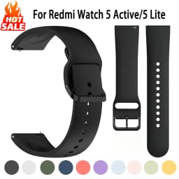 22mm Silicone Strap For Redmi Watch 5 Active/5 Lite SmartWatch Accesorios Correa Bracelet Redmi Watch 5 Lite Sport Band