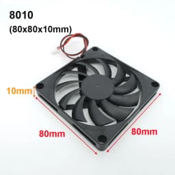 4010 12025 8010 30mm DC 5V 12V 24V Cooling Fan Brushless Motor Case Quiet 40MM 50MM 60MM 70MM 80MM 90MM 120MM for 3D Print 2PIN