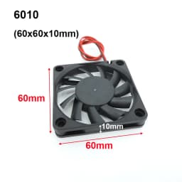 4010 12025 8010 30mm DC 5V 12V 24V Cooling Fan Brushless Motor Case Quiet 40MM 50MM 60MM 70MM 80MM 90MM 120MM for 3D Print 2PIN