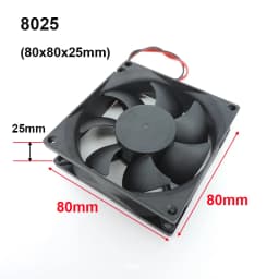 4010 12025 8010 30mm DC 5V 12V 24V Cooling Fan Brushless Motor Case Quiet 40MM 50MM 60MM 70MM 80MM 90MM 120MM for 3D Print 2PIN