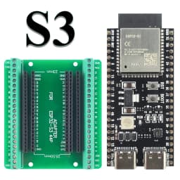 ESP32-S3 Development Boards with Expansion Adapter Kit 2.4G Wifi BT Module ESP32-S3-1 N8R2 N16R8 44Pin Type-C ESP32-S3
