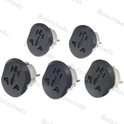 Korea EU Plug Adapter 16A 250V Travel Adapter Converter 2 Round Socket High Quality Universal AU US UK CN To EU KR Wall Socket