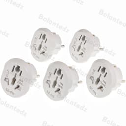 Korea EU Plug Adapter 16A 250V Travel Adapter Converter 2 Round Socket High Quality Universal AU US UK CN To EU KR Wall Socket