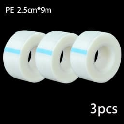 1/3/5 Rolls Eyelashes Extension Tape PE Adhesive Tools Under Eye Pads For Micropore Lashes Grafting Supplies Lash Lifting Tapes