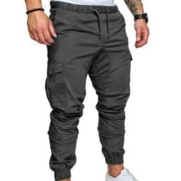50%HOT2022 New Men's Casual Jogging Pants Solid Color Pocket Pants Sports Pants Men's Trousers Street Hip Halen Jogging Pants