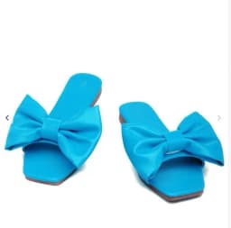 Spring/Summer New 2026 Outdoor Flat Leather Bow Non-Slip Beach Lady Slippers Casual All-Match Fashion Women Sandals