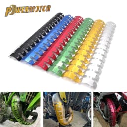 Motorcycle Muffler Thermal Protector Cover Exhaust Heat Shield For HONDA CRF 450X/250LX And YAMAHA YZ125 YZ250 YZ426F YZ450F