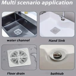 Floor Drain Sticker, Insect-proof Self-adhesive Bathroom Hair Filter Net, Sewer Filter, Kitchen Anti-blocking Mesh Net