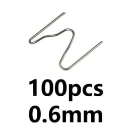 100-600Pcs Auto Plastic Repair Welding Nails Car Bumper Repair Welded Stud Precut Wave Nails Machine Welding Hot Stapler